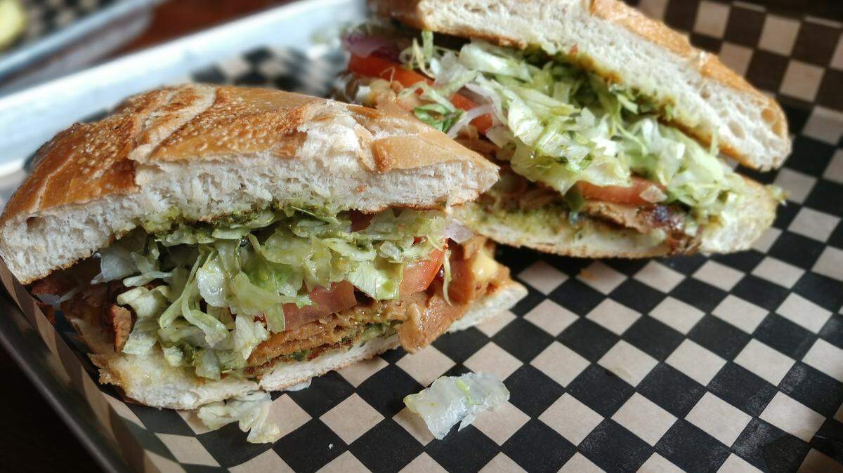 The vegan melt at Tacoma’s Eleven Eleven, a bar in the Hilltop neighborhood.