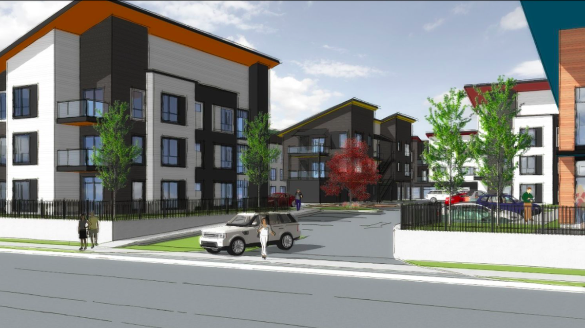 Artist’s rendering of Harbor Custom Development’s Pacific Ridge project, 8445 Pacific Ave., currently in the works in Tacoma. The company is moving its headquarters from Gig Harbor to Tacoma.