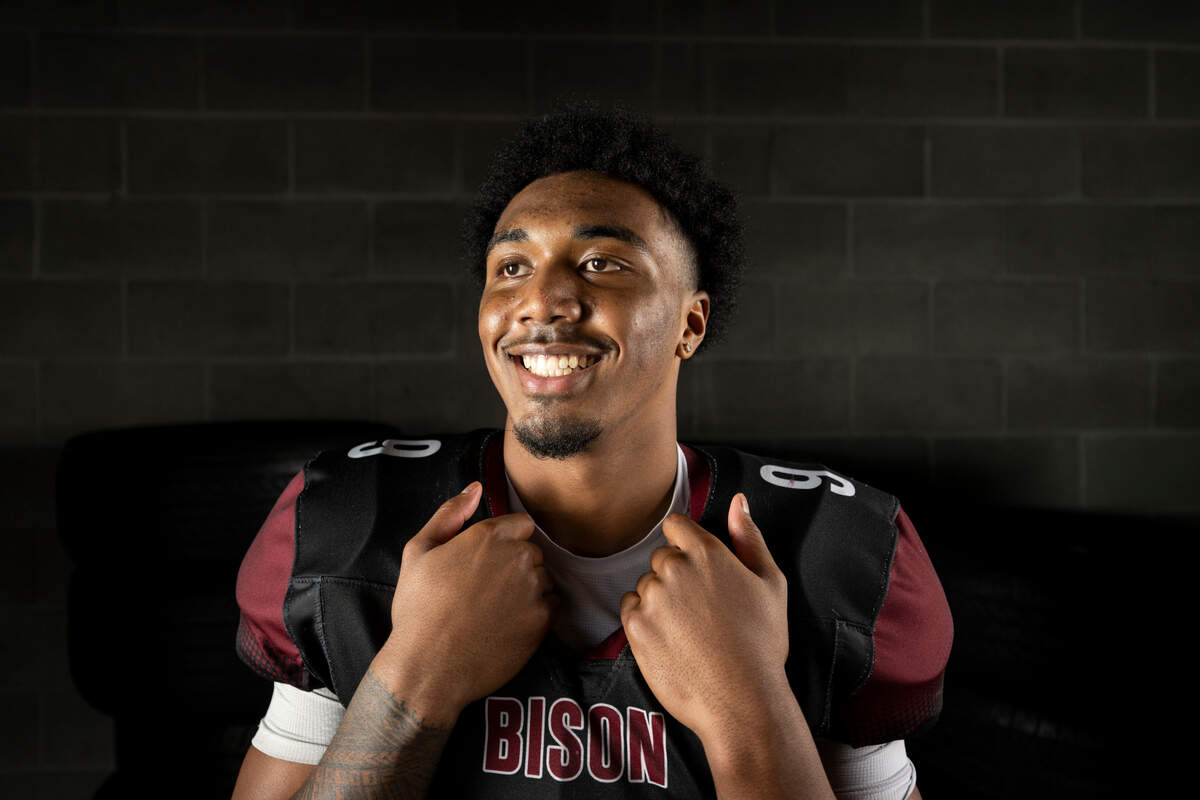 The News Tribune 2024 All-Area first-team player of the year selection Bethel linebacker Zaydrius Rainey-Sale poses for a portrait at Mount Tahoma High School, on Sunday, Dec. 8, 2024, in Tacoma.