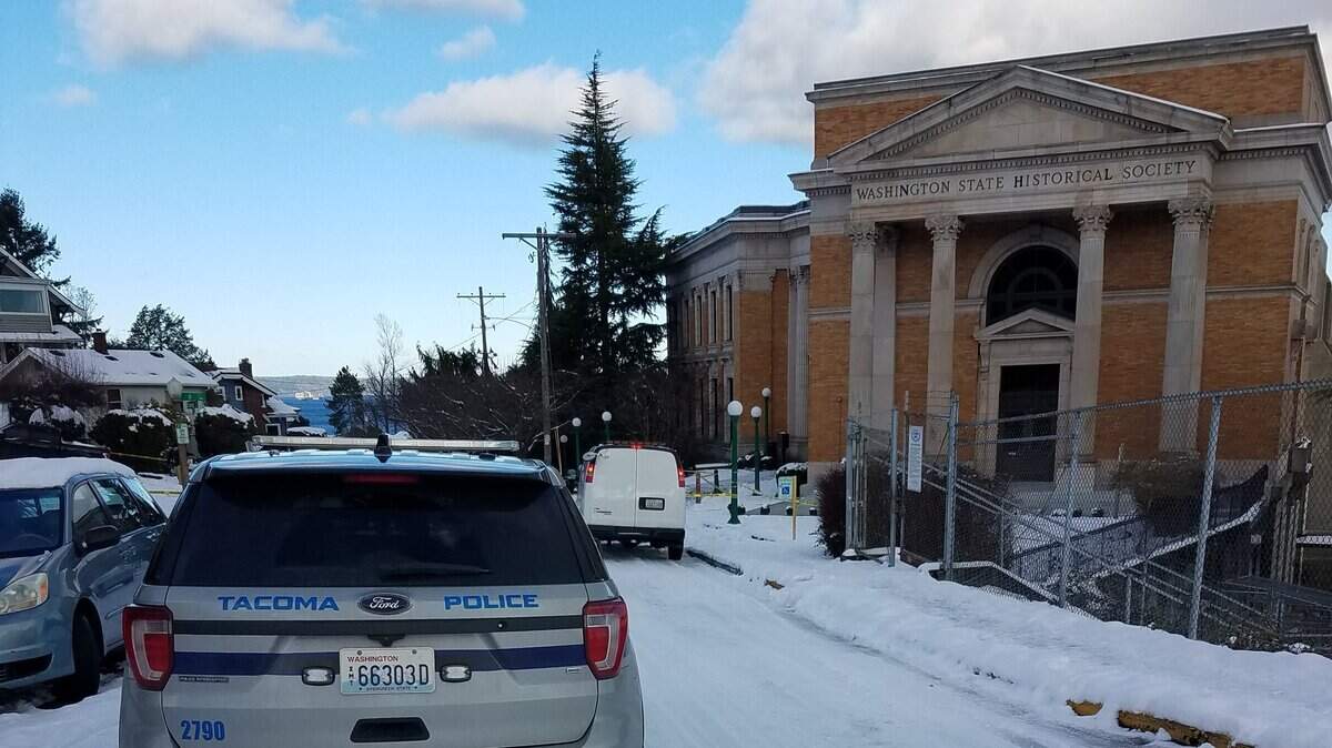Tacoma police are investigating a homicide Friday morning after an officer found a man dead inside a vehicle parked on North D Street near North Stadium Way