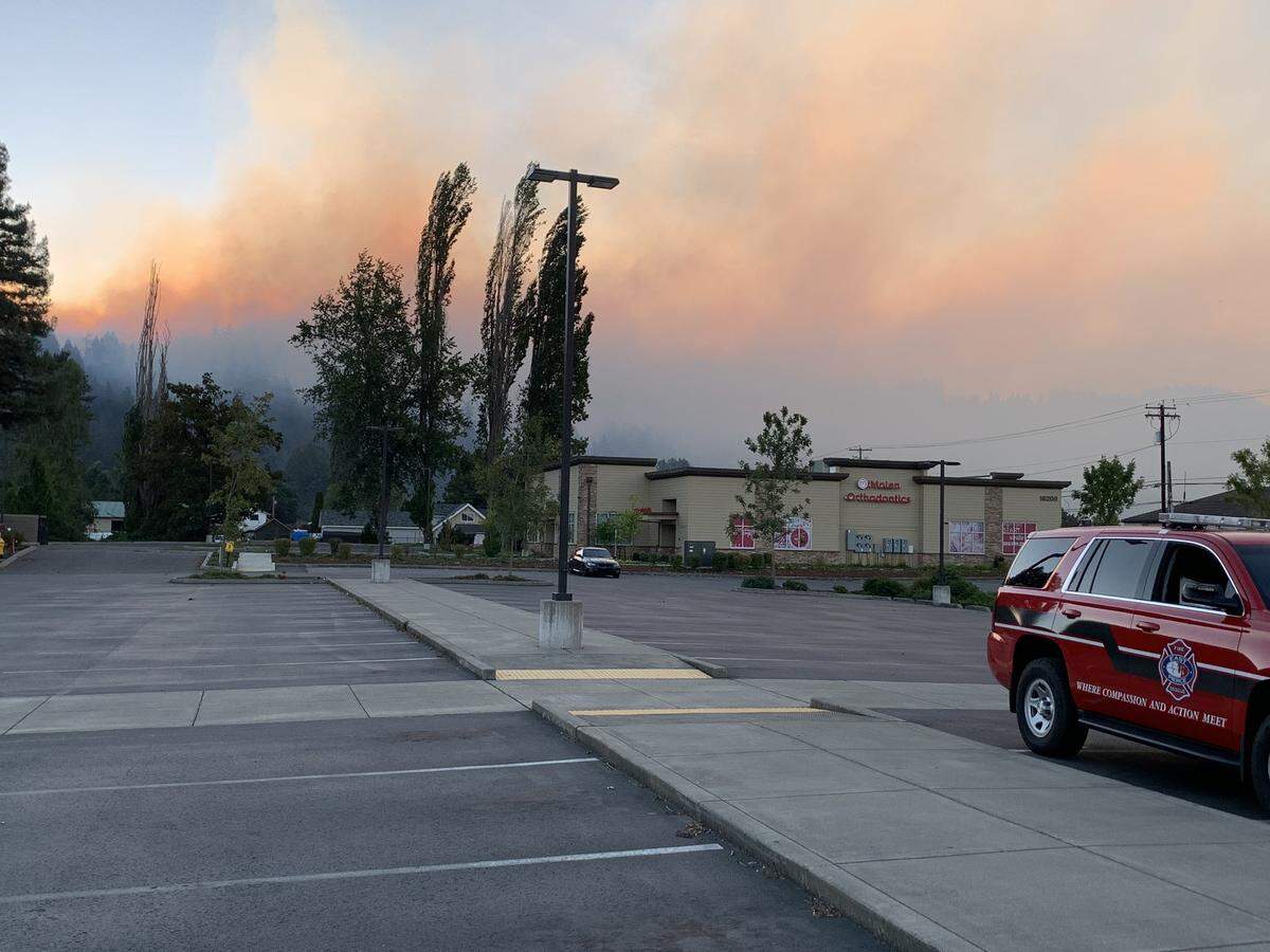 School is canceled for Sumner-Bonney Lake and Orting school districts due to fires, thick smoke and power outages in the area.