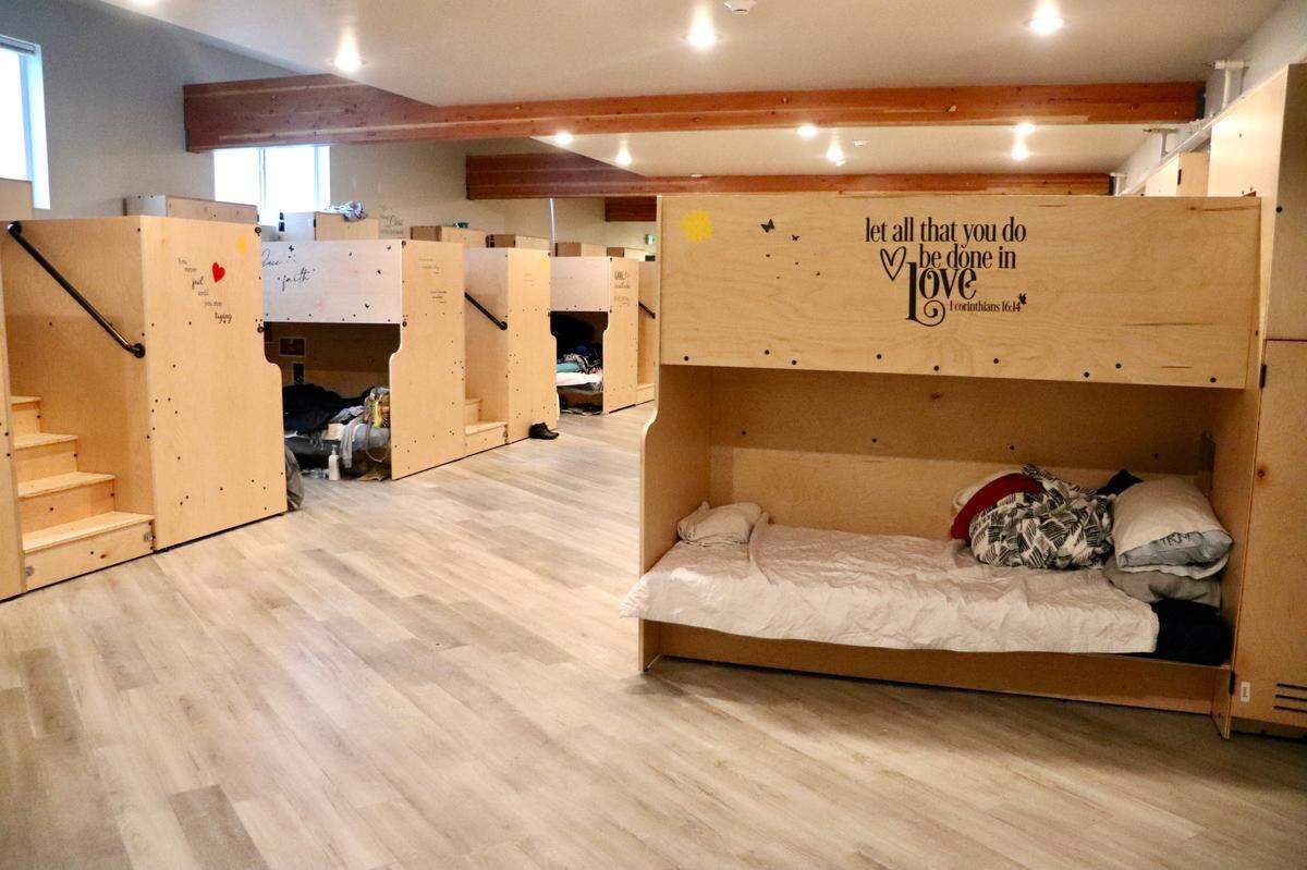 Bunk beds at Tacoma Rescue Mission’s women’s shelter will be the inspiration for the design of their expanded men’s shelter.