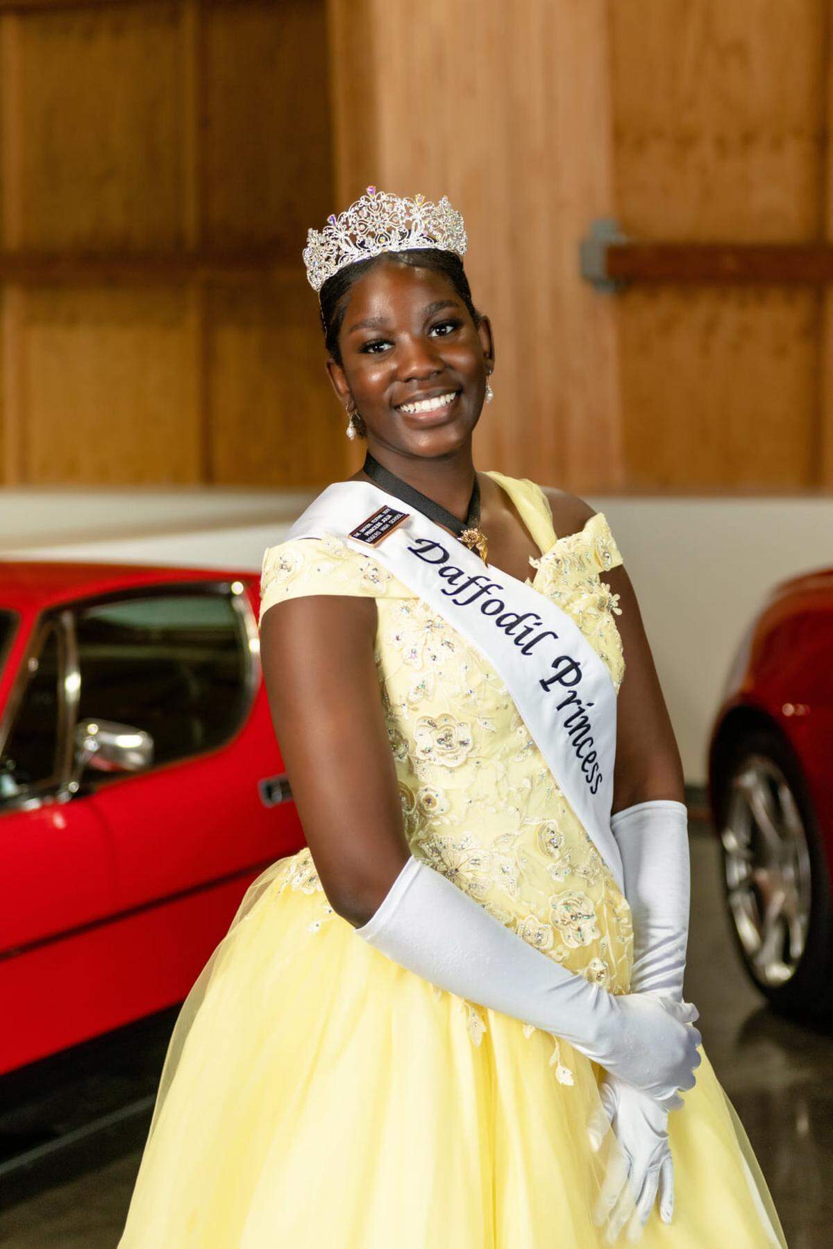 Julia Odhiambo from Rogers High School is one of the many BIPOC princesses on this year’s Daffodil court.