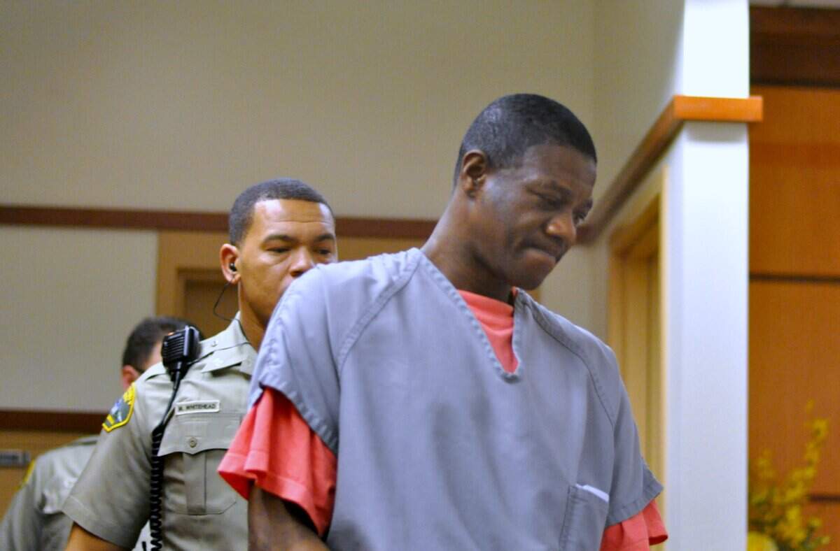 Wallace Jackson appears in Pierce County Superior Court on Feb. 19, 2015.
