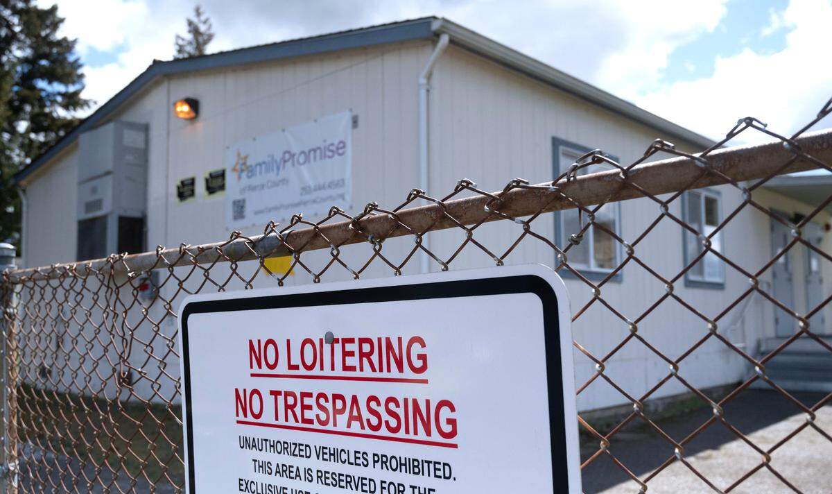 Safety is a priority for families affected by homelessness, said Rosa Larios, and that’s why the Family Promise shelter and resource center has been a godsend to her and her four daughters. The center in Spanaway, Washington, is shown on Tuesday, April 16, 2024.