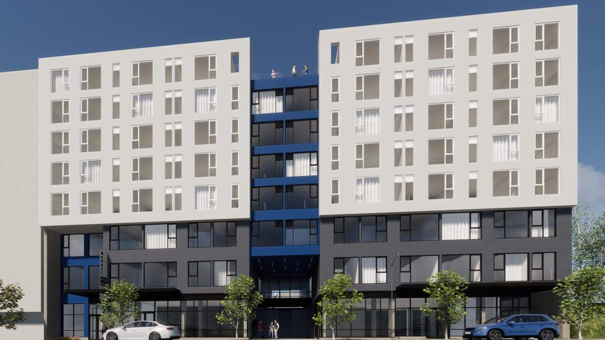 The site of planned Market Square Apartments, 1546 Market St. in Tacoma, is for sale.