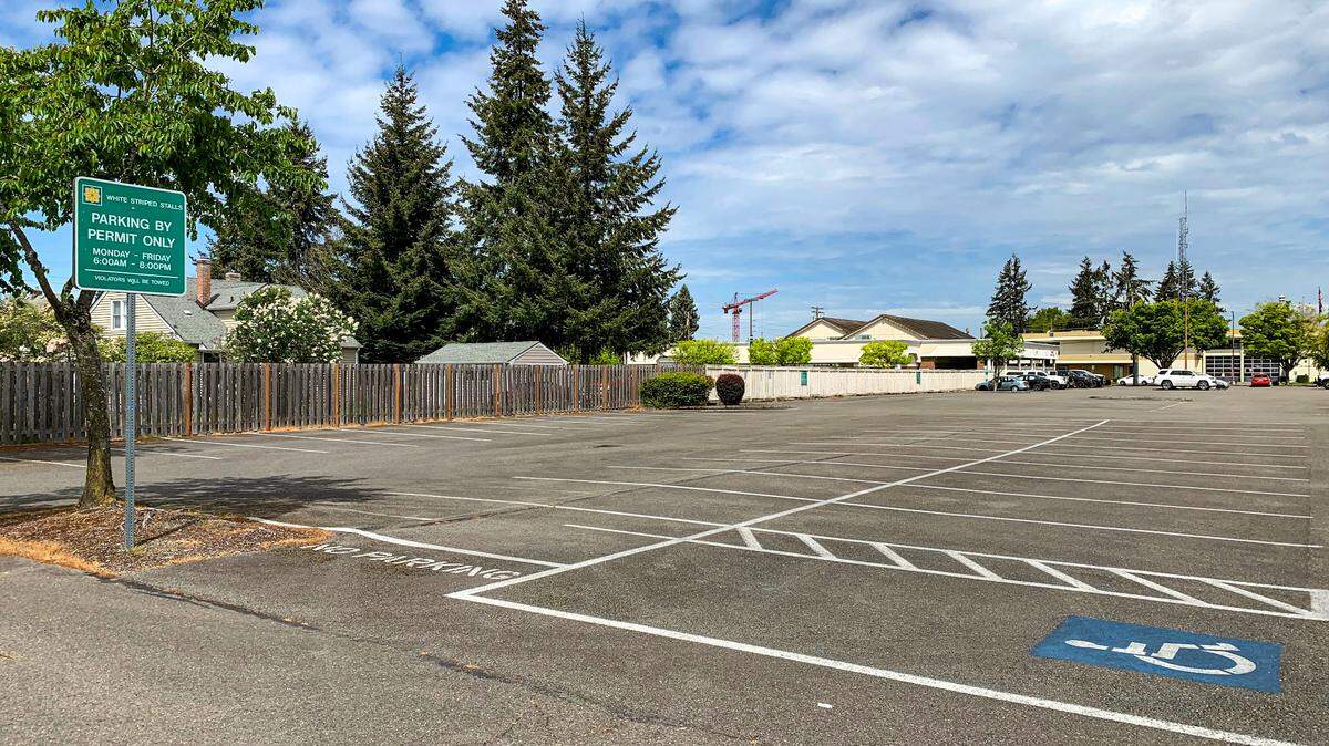 A developer has plans for a parking lot the city of Puyallup owns at West Pioneer Avenue and Third Street Southwest.