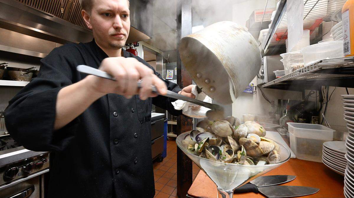 Chef Cole Aker-Inabnita is just the second chef at Toscano’s in 20 years, having worked his way up from a dishwasher to opening chef Tom Pentley’s trusted successor.