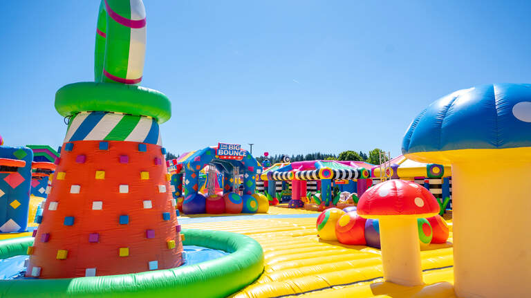 The world’s largest bounce house is in Puyallup. Here’s what it looks like.