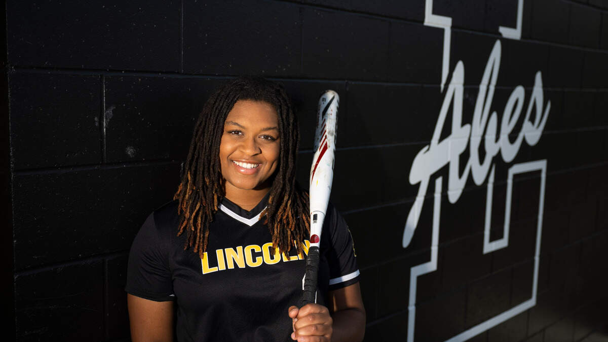 Lincoln junior Joy Wilde poses for a portrait at Lincoln High School, on Tuesday, April 30, 2024, in Tacoma, Wash.