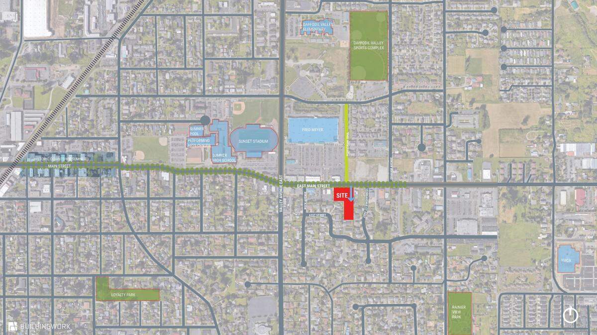 The Pierce County Library System purchased a 1.67-acre site in October 2021. The plan is to build a new library at 15126 Main St. E.