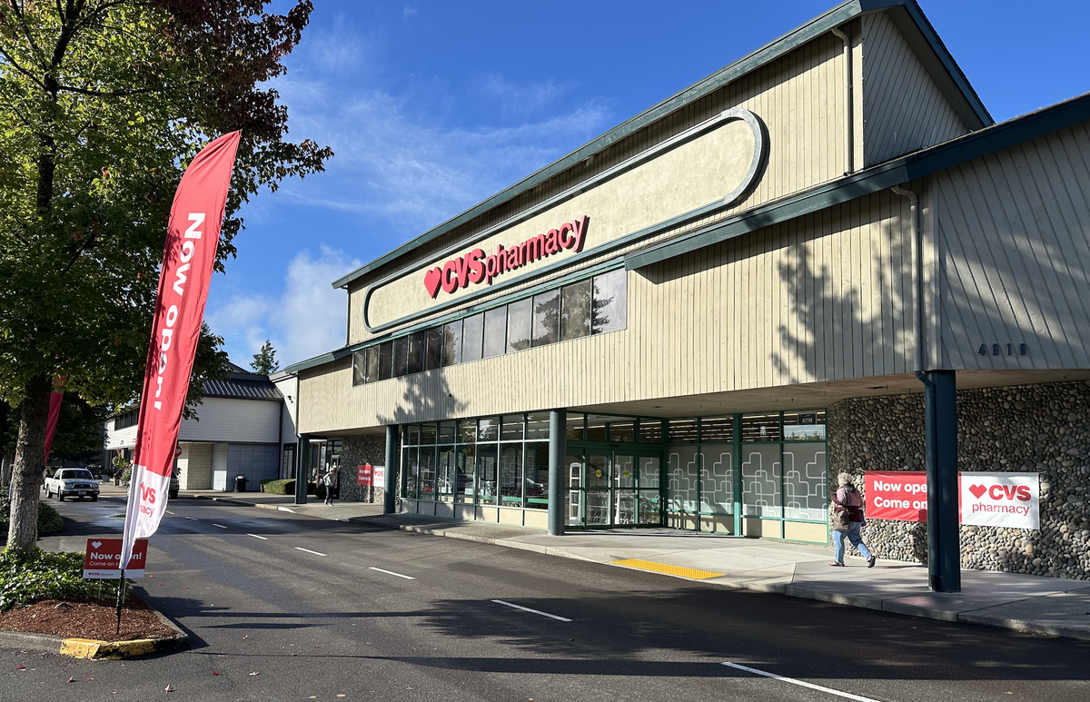 CVS has replaced Rite Aid at Harbor Plaza in Gig Harbor.