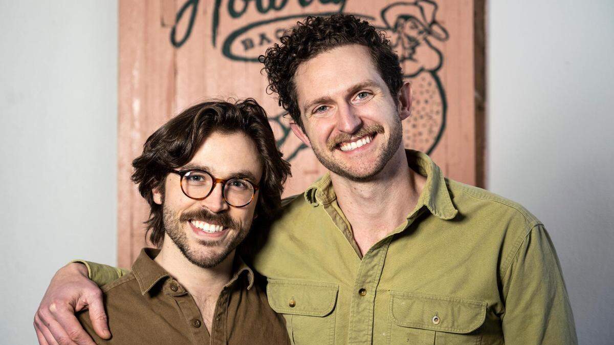 Jacob Carter, right, created Howdy Bagel with his partner Daniel Blagovich in Tacoma, Washington. Carter was killed in New Orleans on Jan. 5; police arrested a 16-year-old suspect on Jan. 12.