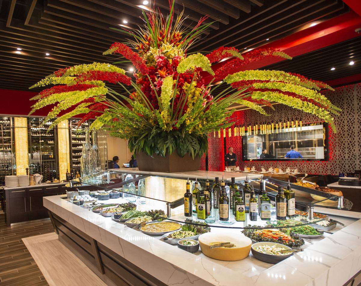 Vegetarians will find plenty to eat on the massive hot-and-cold salad bar at Texas de Brazil.