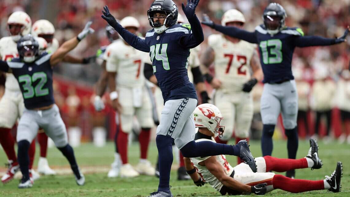 Seahawks’ ‘boa constrictor’ defense at AZ. Nick Emmanwori says he’s now full go