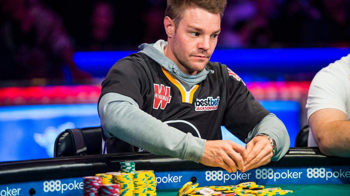 Tony Miles competes Friday during the World Series of Poker in Las Vegas.