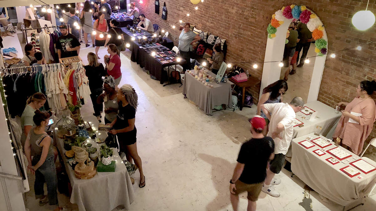 Tacoma’s Night Market fills the lower level of 734 Pacific Ave. on the first Saturday of every month. The next market will be held Sept. 1.