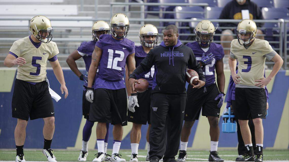 Boise State has hired former Washington running backs coach Keith Bhonapha. He spent the past eight seasons with the Huskies, but coached at Boise State from 2006 to 2013.