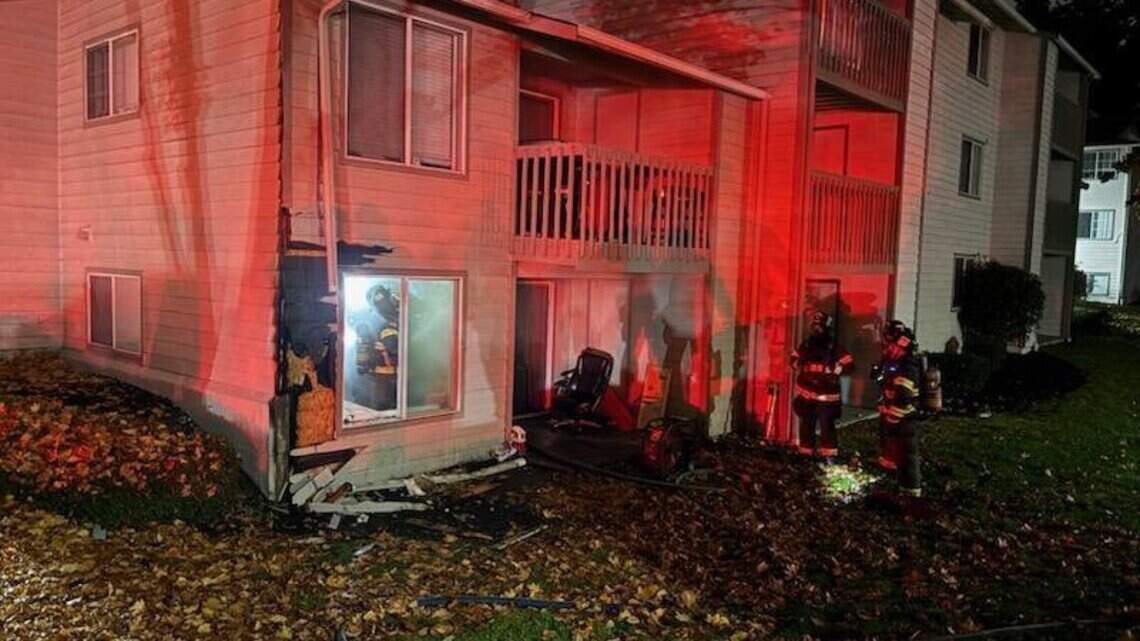 Two families displaced after fire at Pierce County apartment complex