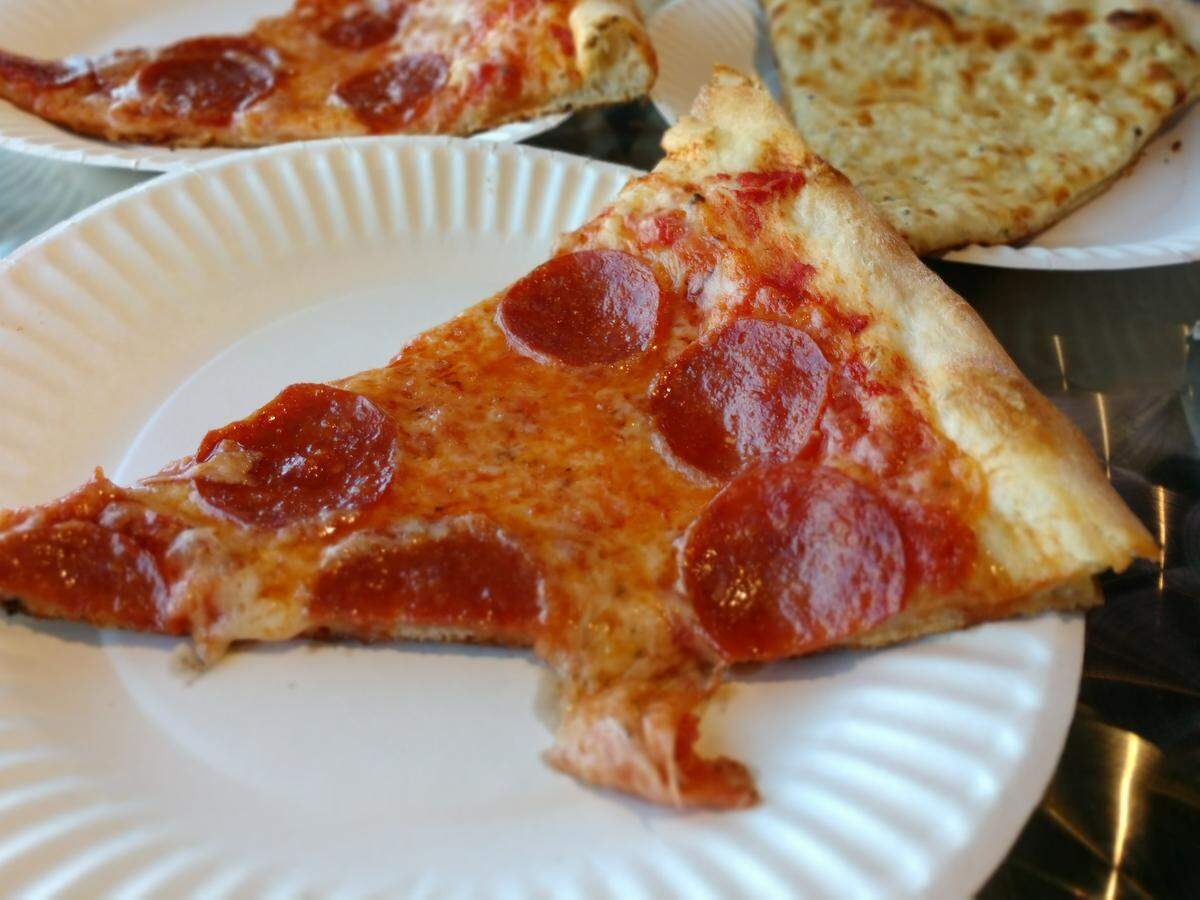 Pepperoni pizza from Salamone’s Pizza in Tacoma.