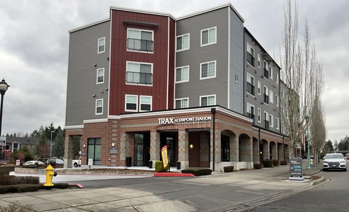 Trax at DuPont Station, which recently sold, is part of the city’s Northwest Landing master-planned community.