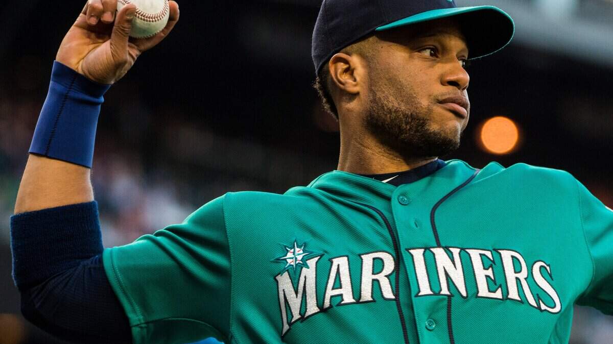 Robinson Cano warms up before the game. The Seattle Mariners played the Los Angeles Angels in a Major League Baseball game at Safeco Field in Seattle, Wash. on Friday, May 4, 2018. 