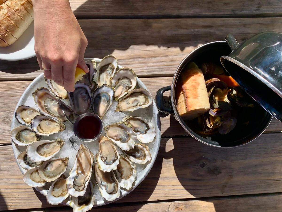 Hama Hama Oyster Company, which celebrated 100 years in Lilliwaup in 2022, operates the “saloon” Friday-Sunday.