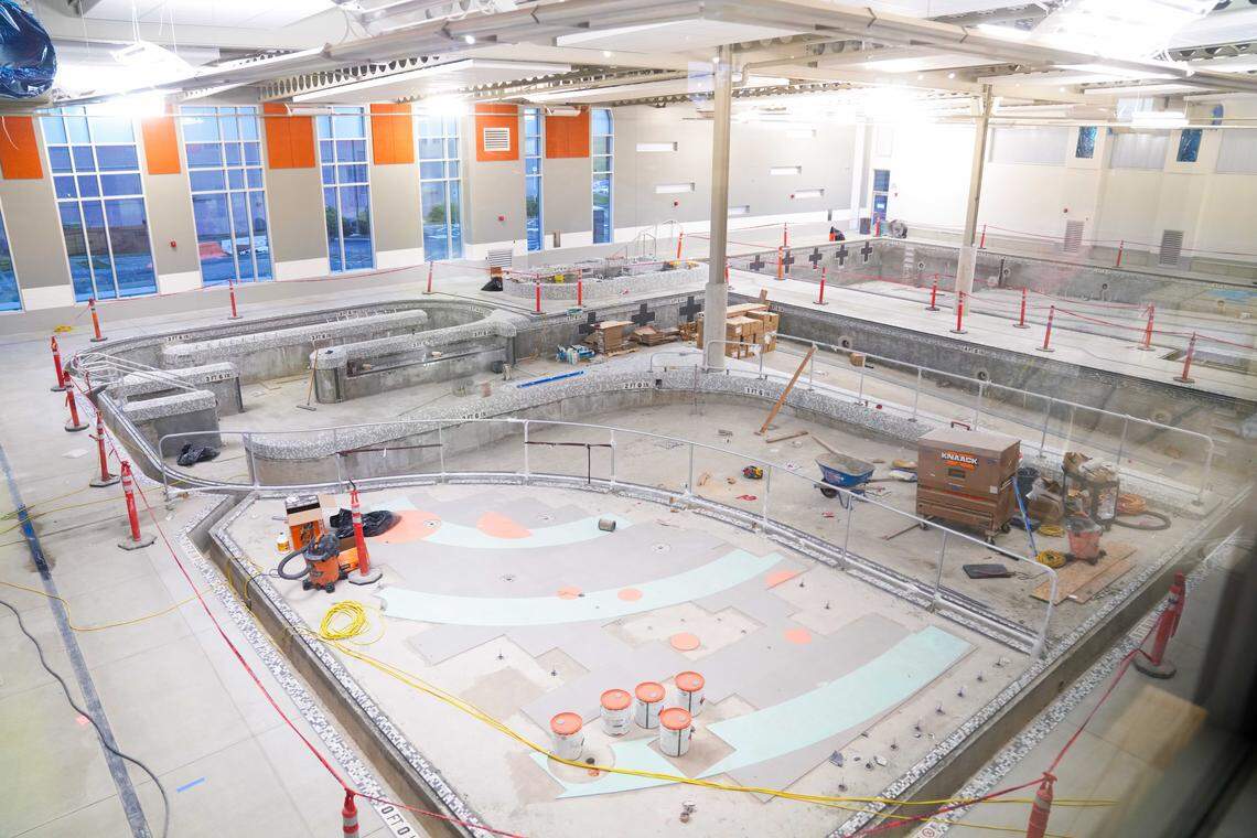 The new aquatics center at the Pearl Street YMCA in Tacoma will open to the public on Jan. 1, 2026.