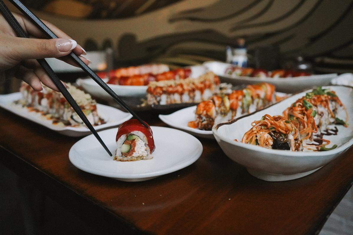 A selection of rolls at En Sushi in Tacoma.