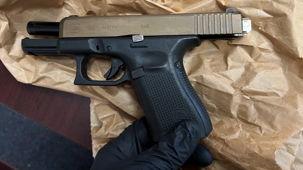 A Glock handgun was recovered when suspects were arrested Tuesday in connection with a Monday shooting at Sprinker Recreation Center in Pierce County.