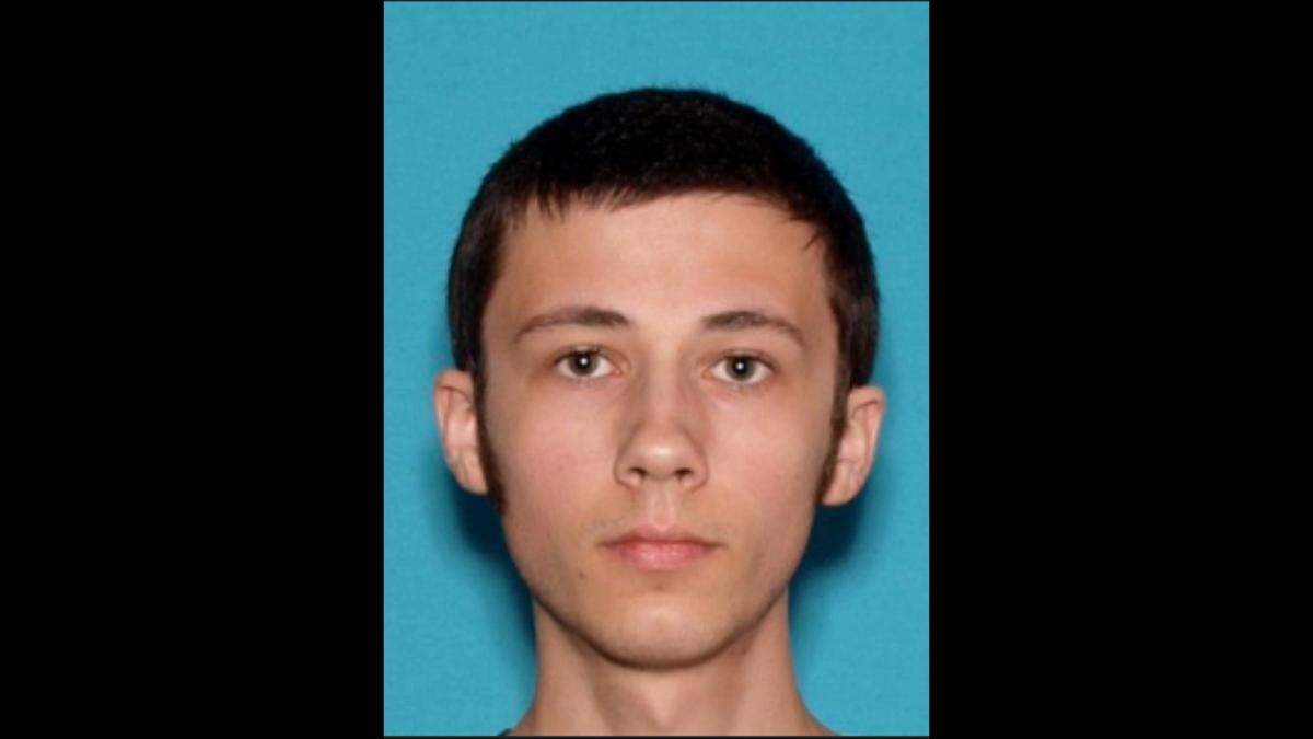 Guy Edward Bartkus, 25, is suspected of intentionally causing a vehicle explosion in Palm Springs, California on May 17, 2025.