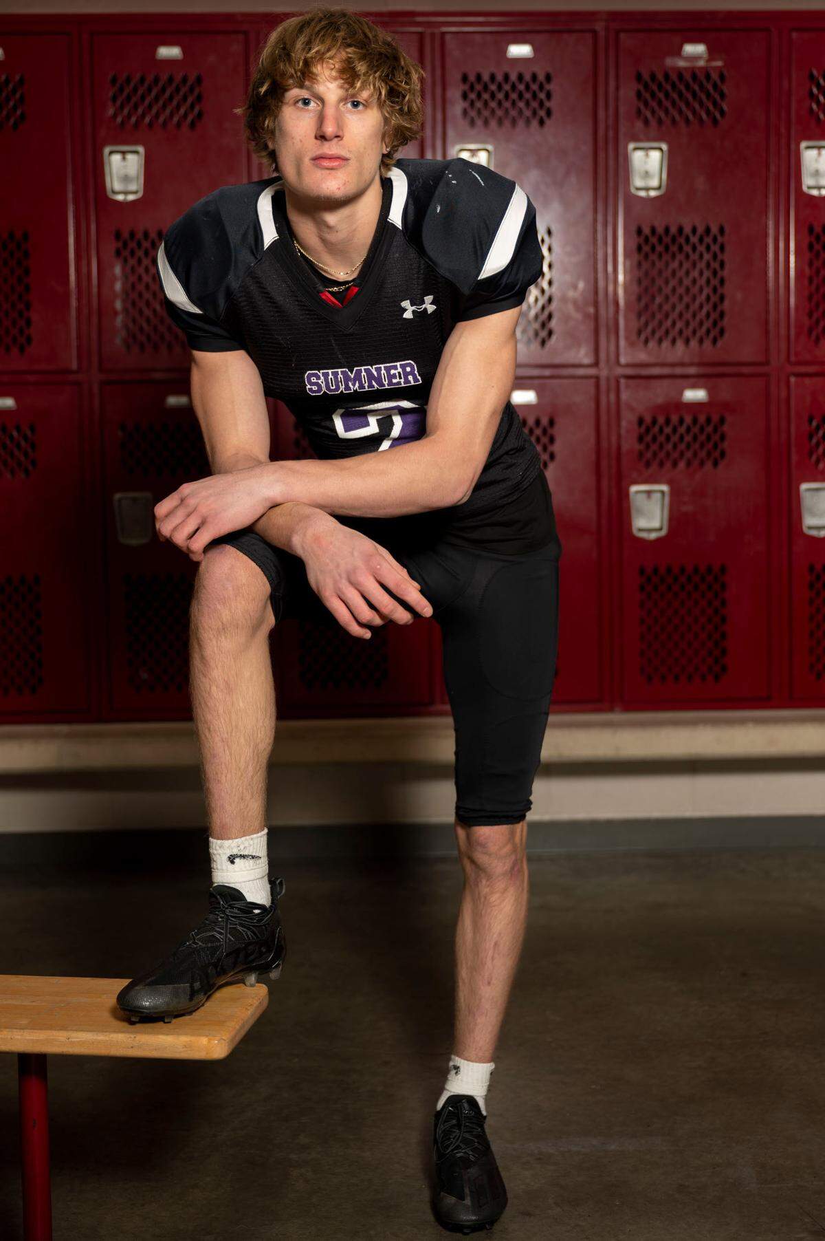 Sumner’s Tristan Dunn photographed at Mount Tahoma High School on Monday, Dec. 20, 2021.