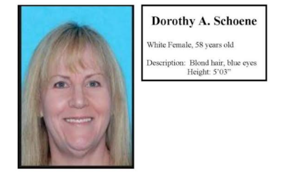 Dorothy Schoene was last seen at about 4 p.m. March 1 in downtown Puyallup, police said.