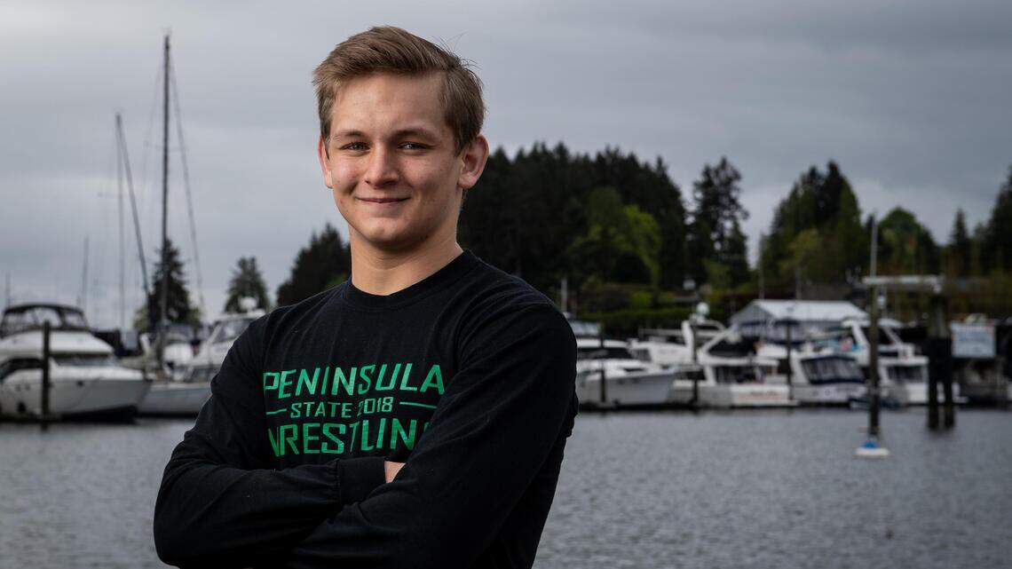 Peninsula male athlete of the year: Two-sport standout Nolan Casey caps career with state wrestling title