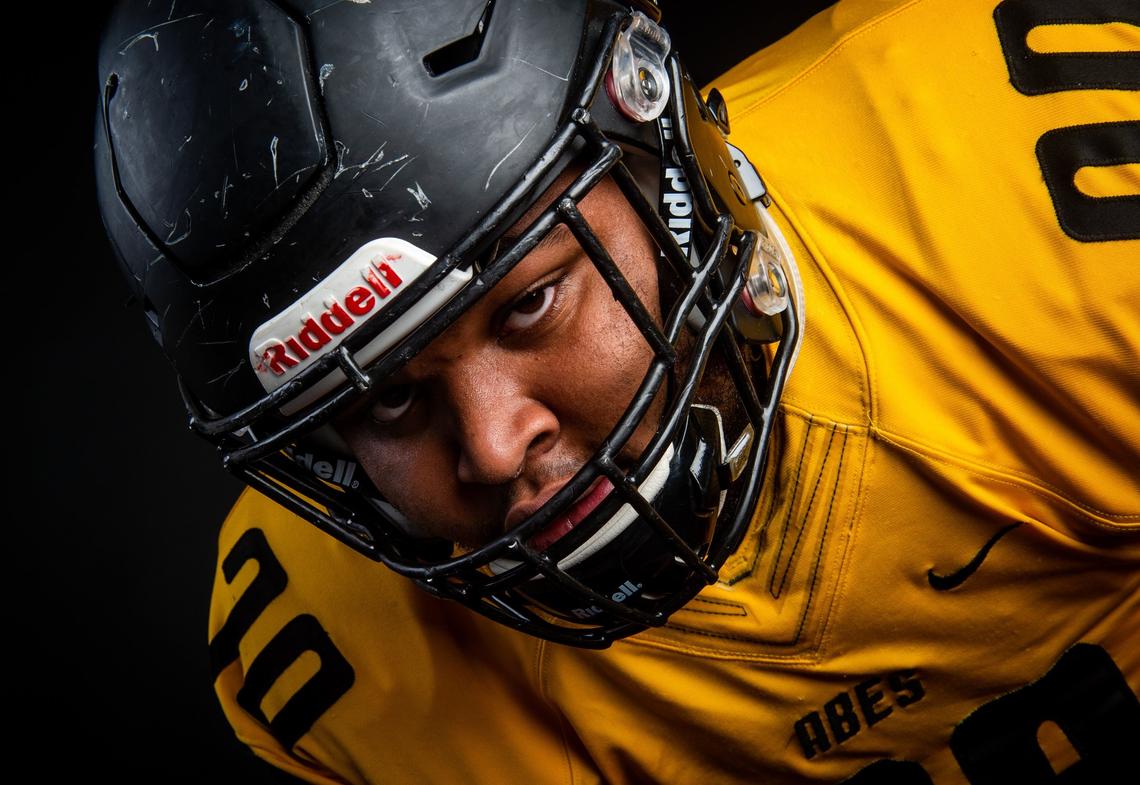 Lincoln’s Giovonni White photographed at the Tacoma News Tribune in Tacoma, Wash., on Monday, Dec. 3, 2018.