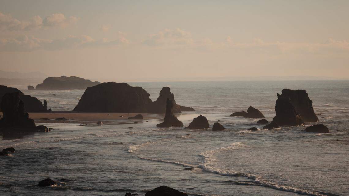 Deep-sea fish have mysteriously washed ashore on Oregon beaches (not the one pictured) for the past few weeks, Oregon State Parks said May 1.