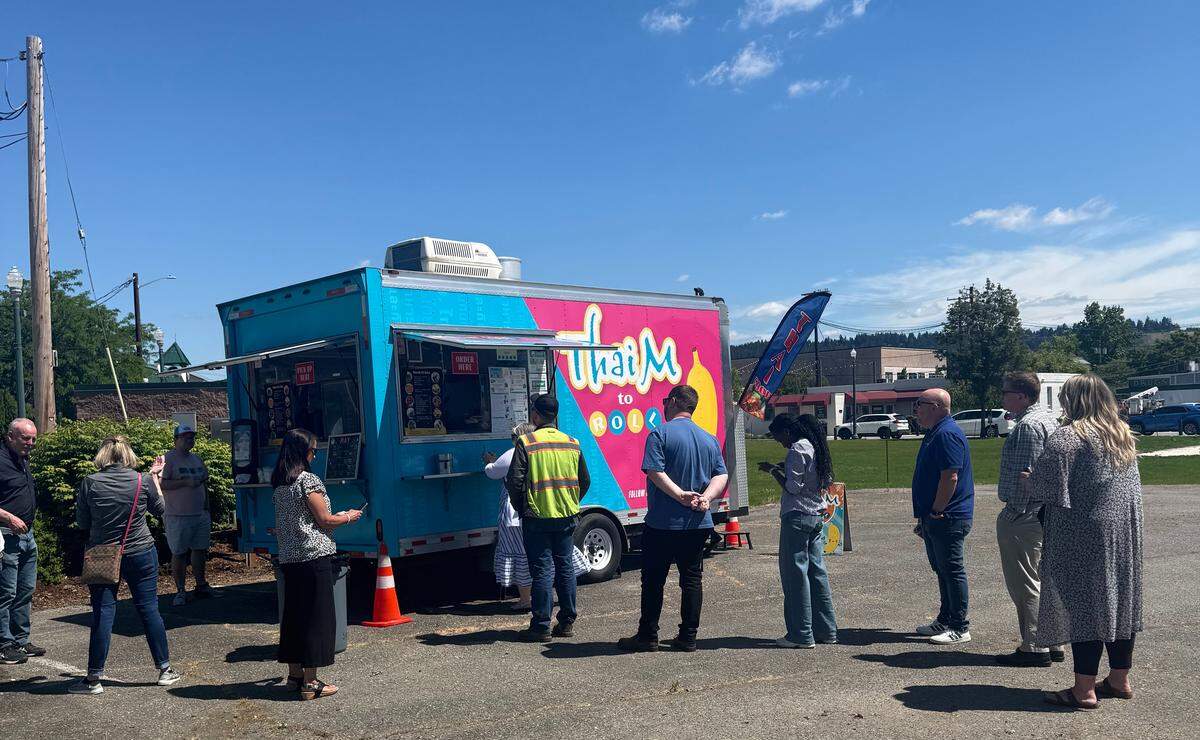 Thai’m to Roll is among the food trucks scheduled to park at Heritage Park in downtown Sumner in Summer 2026 for Food Truck Wednesdays.