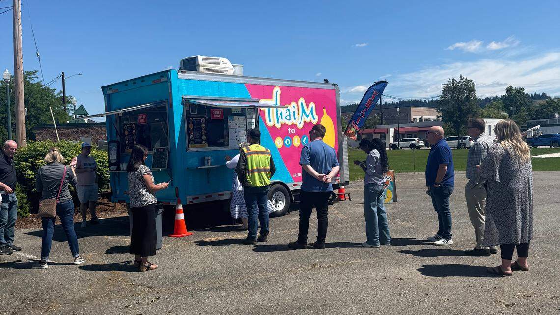 New park, new food trucks. Find a fresh lunch in downtown Sumner every Wednesday
