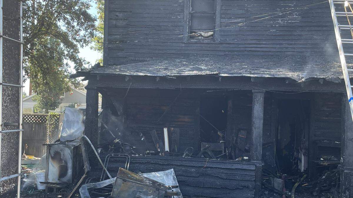 A motorhome and two vehicles were on fire in Tacoma on September 13, 2025.