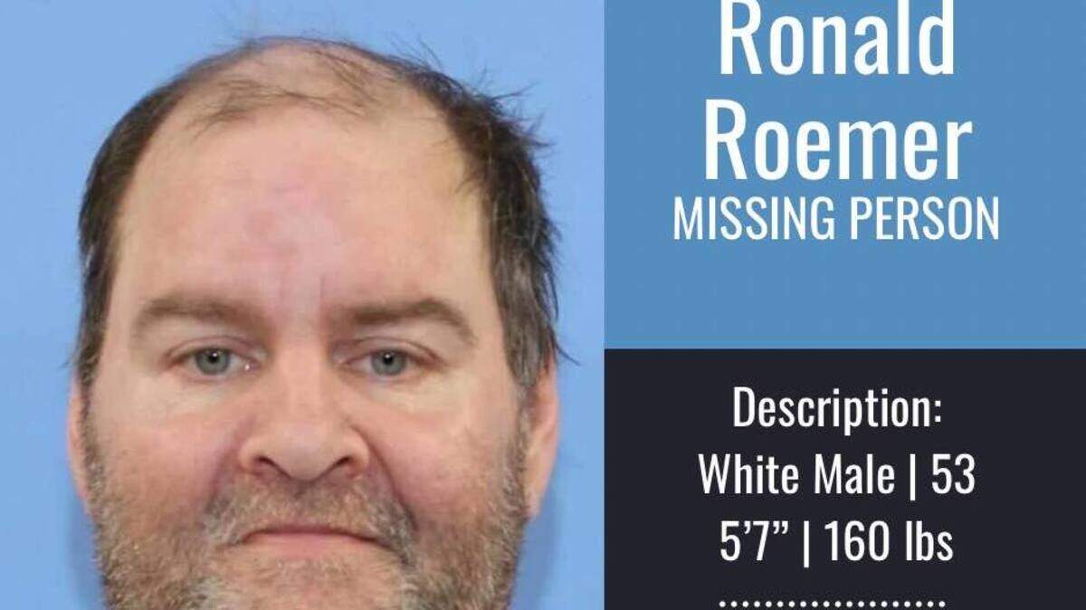Ronald Roemer was reported missing from the area of Tehaleh in Bonney Lake, Wash. on Thursday, August 7, 2025.