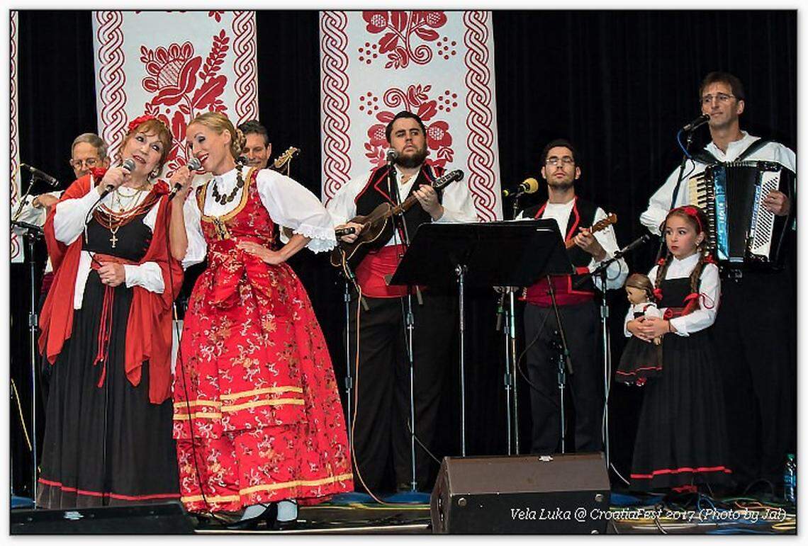 Vela Luka Croatian Dance Ensemble performs at CroatiaFest in 2017.