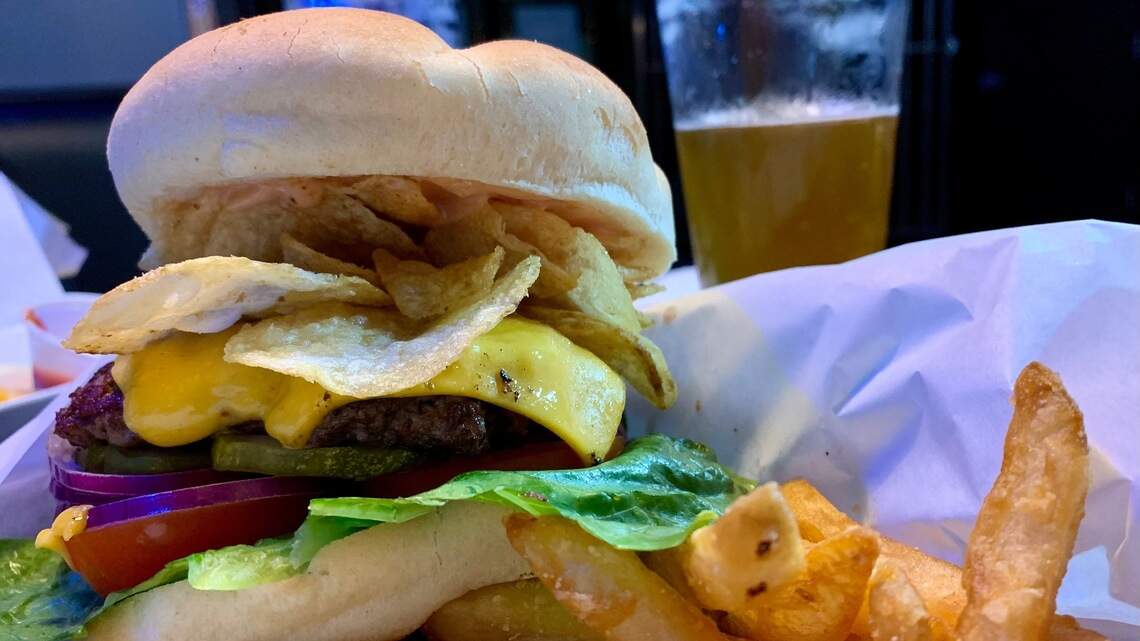 No comedy, no problem. Find burgers galore inside this Tacoma club