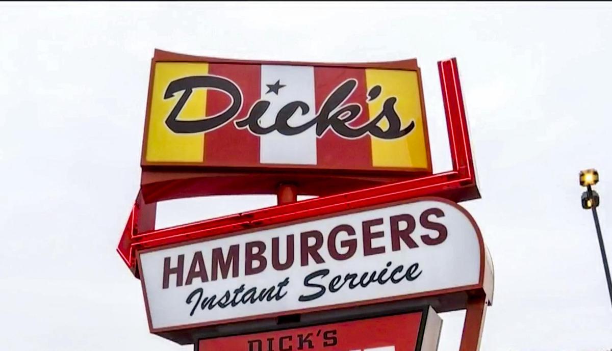 The iconic Dick’s Drive-In sign.
