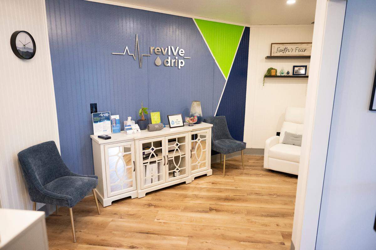 Revive Drip offers IV fluids, weight management and other services, on Monday, April 8, 2024, in Gig Harbor.