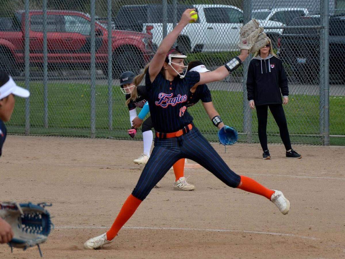 Graham-Kapowsin pitcher Brooklyn Pettit guided the Eagles to the 2026 Class 4A district tournament’s No. 1 seed with a state-best 19 wins and South Sound-best 252 strikeouts.