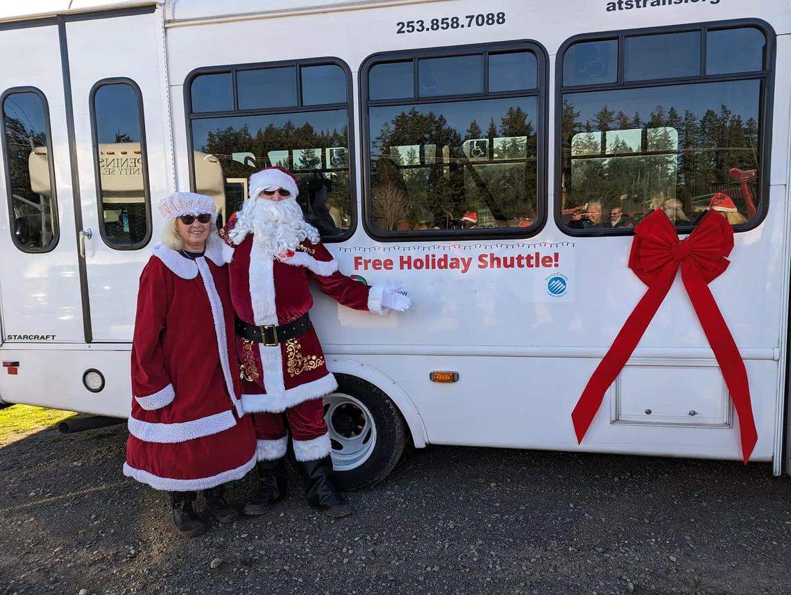 The Key Peninsula / Gig Harbor Holiday Shuttle provides service between the Key Peninsula and Gig Harbor during the holiday season. This year, the shuttle will run from Nov. 28 through Dec. 26, 2025.