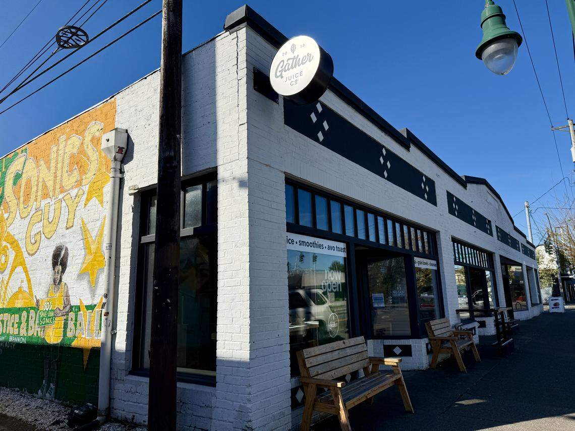 Gather Juice Co. has reopened at 2612 6th Ave. in Tacoma, Wash., on April 6, 2026.