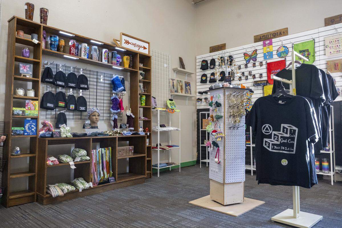 A Gift of Serenity, a gift store selling handmade jewelry, clothing and decor at Freighthouse Square, is pictured on Wednesday, Jan. 21, 2026, in Tacoma, Wash.
