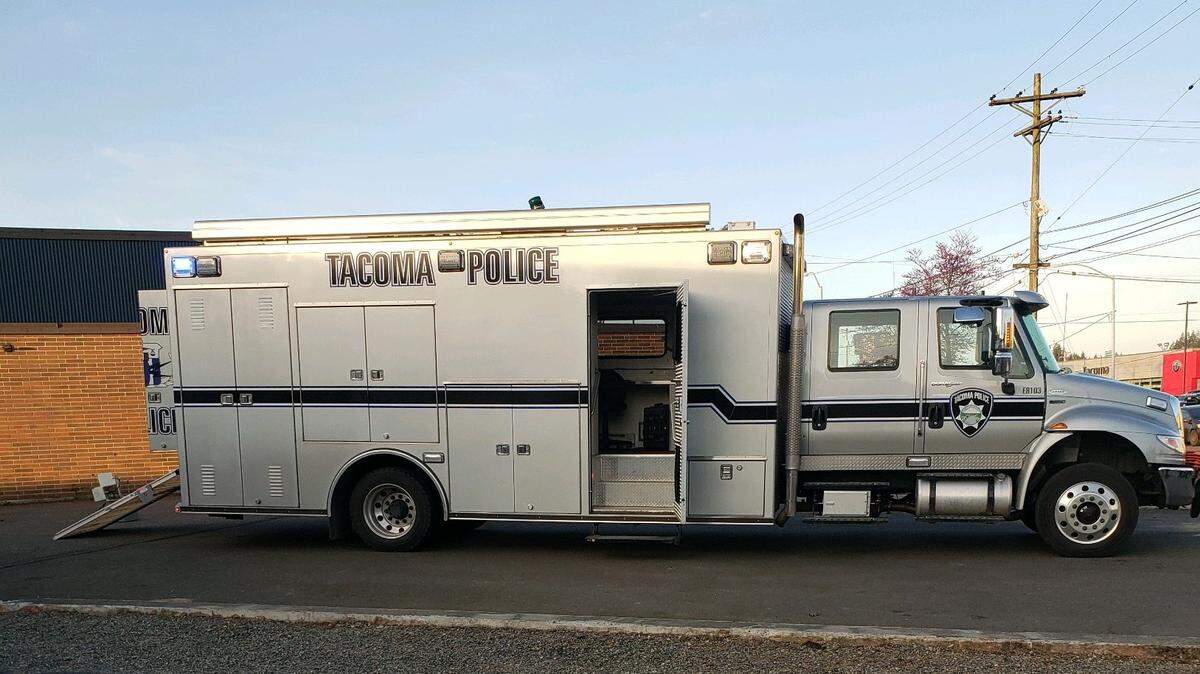 Tacoma Police Department’s Explosive Ordnance Detail responded Sunday, June 5 to a business in the 5900 block of 6th Avenue where a suspicious object was found. It was determined to be a bomb, and the Explosive Ordnance Detail detonated it.