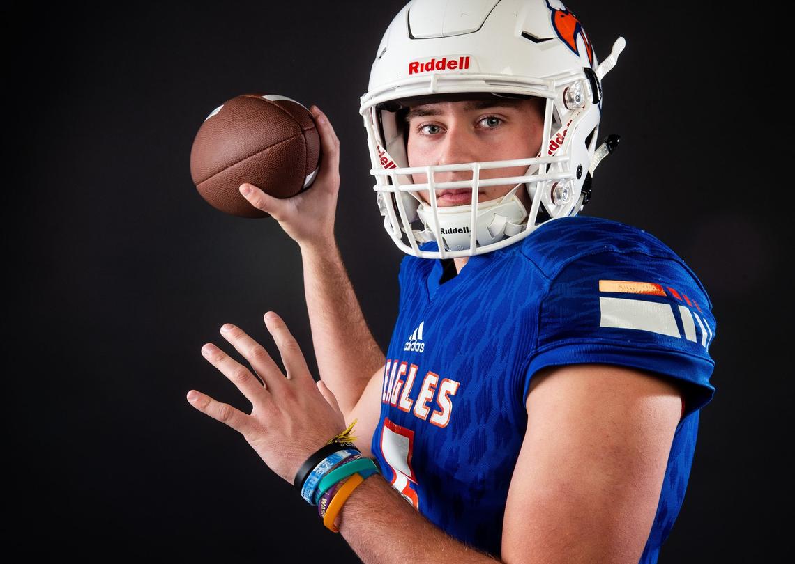 Graham-Kapowsin’s Dylan Morris photographed at the Tacoma News Tribune in Tacoma, Wash., on Sunday, Dec. 2, 2018.